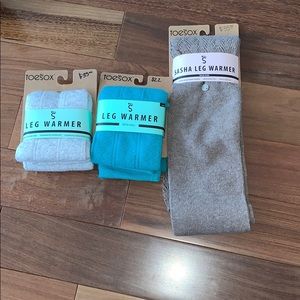 Toesox 3 pack Leg Warmers